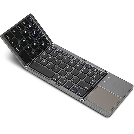 B033 Mini Folding keyboard Wireless Bluetooth Keyboard with Touchpad for Windows,Android, IOS