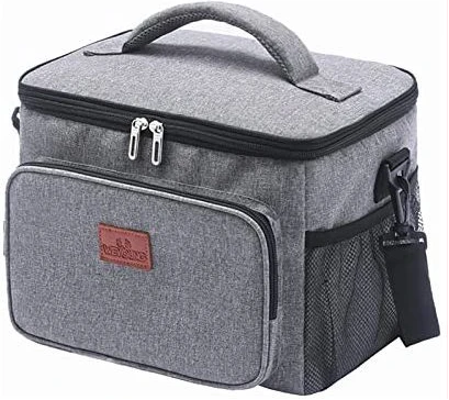 Compact Insulated Lunch Bag For Food Flask Containers - Multi-colour.