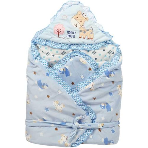 Baby Shawl Receiver - Blue Pattern May Vary