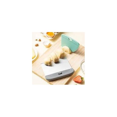 2 Piece Stainless Steel Plastic Flour Cutter Sausage Scraper Dough Cutter Baking Tool Shepherd scratcher, Kitchen Bread Scraper, Cooking Tool, Food Bowl Scrapers