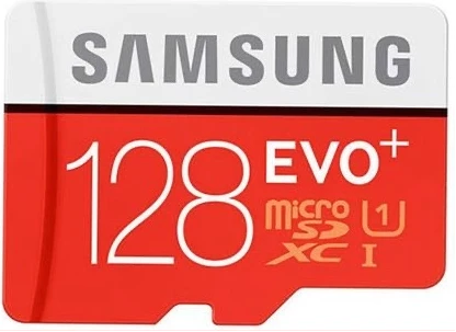 Samsung 128GB Memory Card Micro SD Card - Red