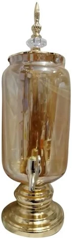 Decorative Center Piece, Cookie, Candy Jar - Brown