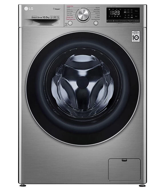 LG 10.5kg F4V5RYP2T Front Load Washing Machine – AI DD Technology, Steam Technology, Wi-Fi ThinQ™