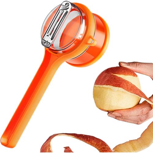 Multifunctional Sided Stainless Steel Blade Peeler with Storage Box Container Fruit and Vegetable Peeler with Container,Stainless Steel Type Peeling Storage Scratcher Fruit Peeling Knife Build-in Carr