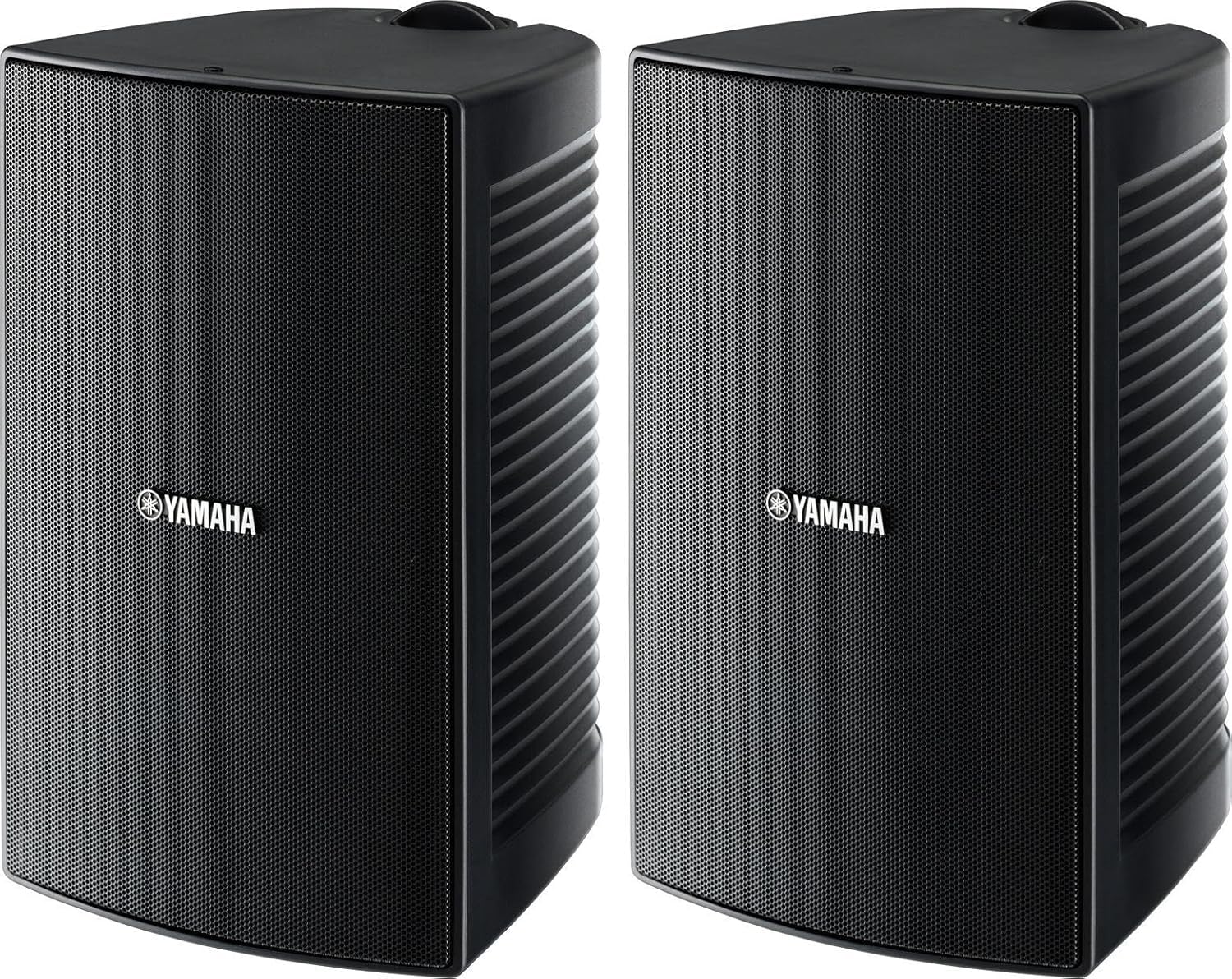 Yamaha VS6 Surface Mount Speaker 6.5″ cone woofer with a 1″ balanced dome tweeter, Outdoor, Waterproof – Black