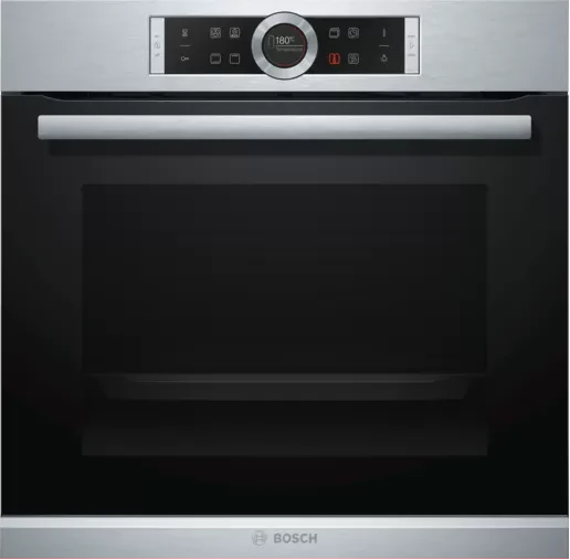 Bosch Serie 8 Built-in Oven 71 - Litres Multifunction Electric Oven 60 x 60 cm HBG634BS1B - Stainless steel