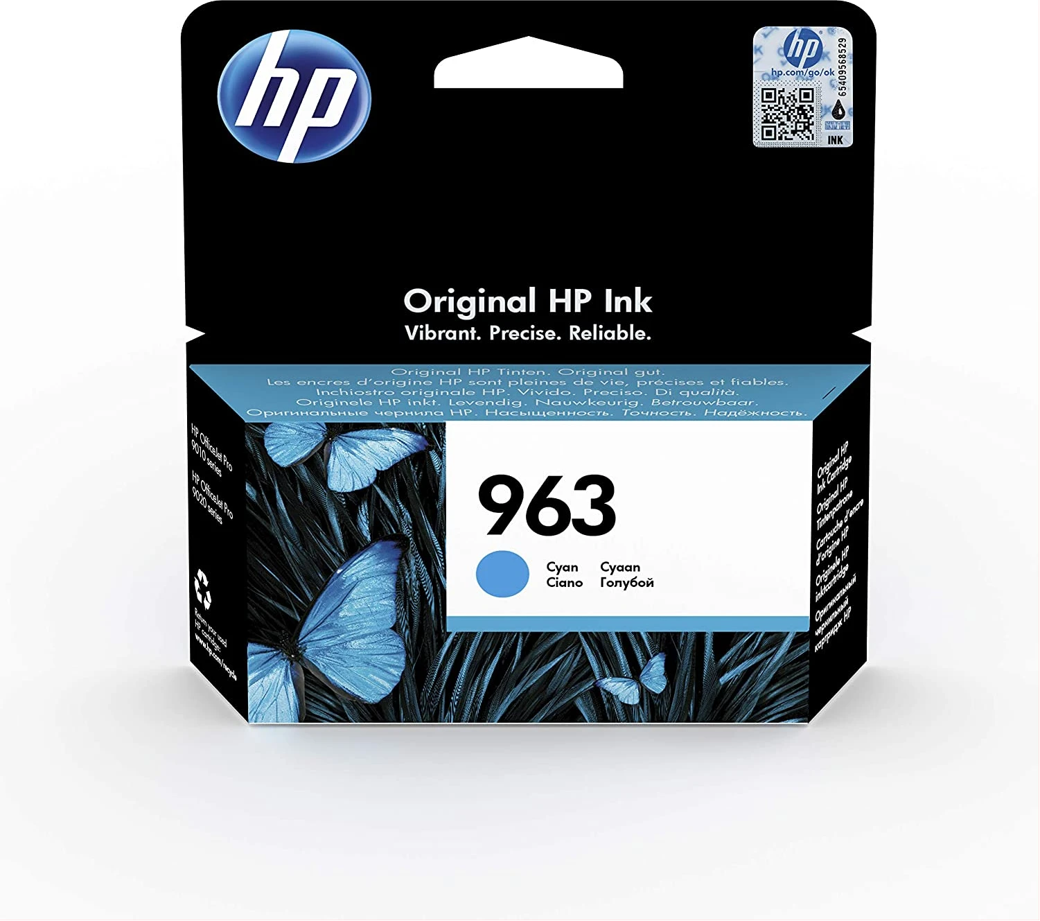 HP 963 Original Ink Cartridge, cyan , Single Pack