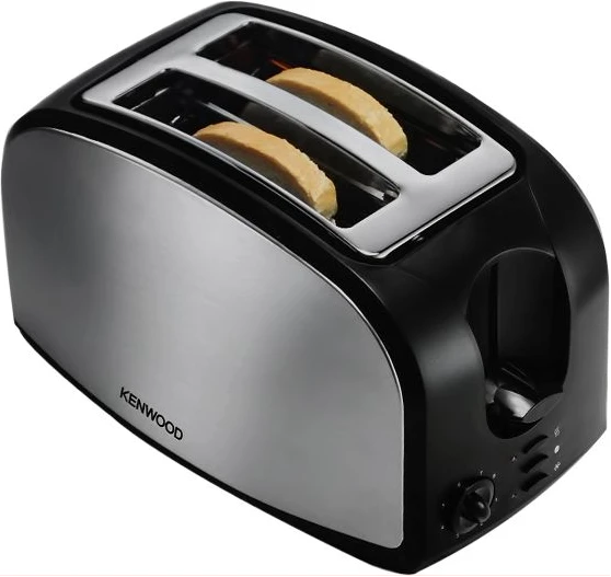 Kenwood 2 Slice Bread Toaster TCM01A0BK With Defrost Function - Metal & Black