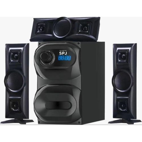 SPJ 3.1 Channel Home Audio System / Sub Woofer- Black New (2 YRS WRTY)