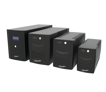 GIGANET GN-UPS-DGL1-650VA 600VA/360W Line Interactive UPS with UK Power Cable, LED Display, 2x7Ah Battery