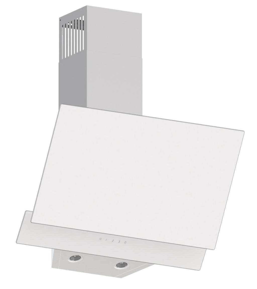 Blueflame 60cm Cooker Chimney Hood, 3 Speed Levels, Kitchen Extractor Fan CH130 - Inox