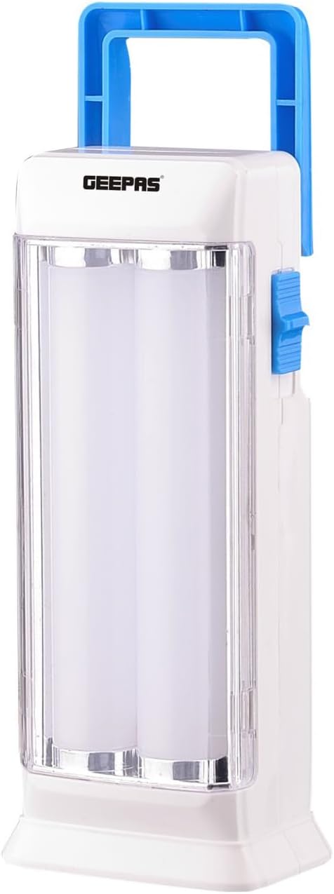 Geepas GE53013 Rechargeable LED Lantern - Emergency Lantern with 4 Hours Working & 18 Pcs SMD 0.2W Hi-Power Luminous LEDs