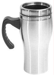 Delcasa DC1779 Stainless Steel Travel Mug 500ml - Silver