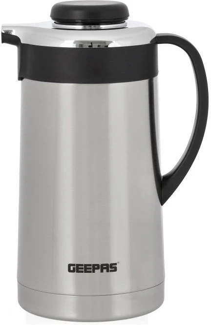 Geepas 1L Stainless Steel Vacuum Flask, Double Wall Airpot, GVF27015
