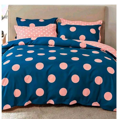 Best Design 4Pcs Duvet Set With 2 Pillowcases & 1 Bedsheet - Multicolour