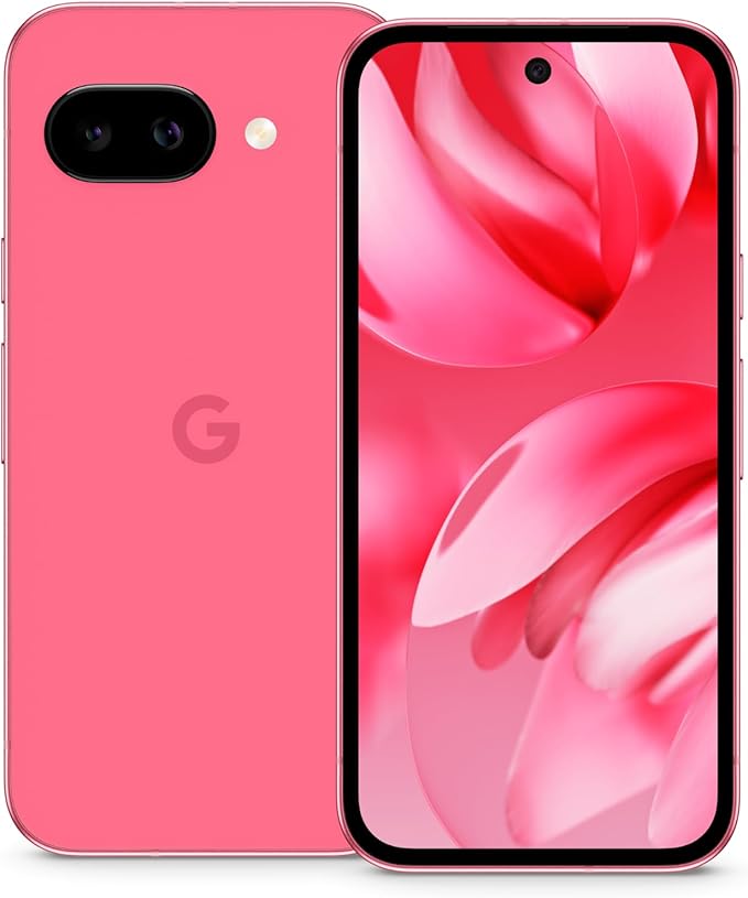 Google Pixel 9a 12GB RAM 128GB Gemini Android Smartphone with Incredible Camera and AI Photo Editing, All-Day Battery, and Powerful Security