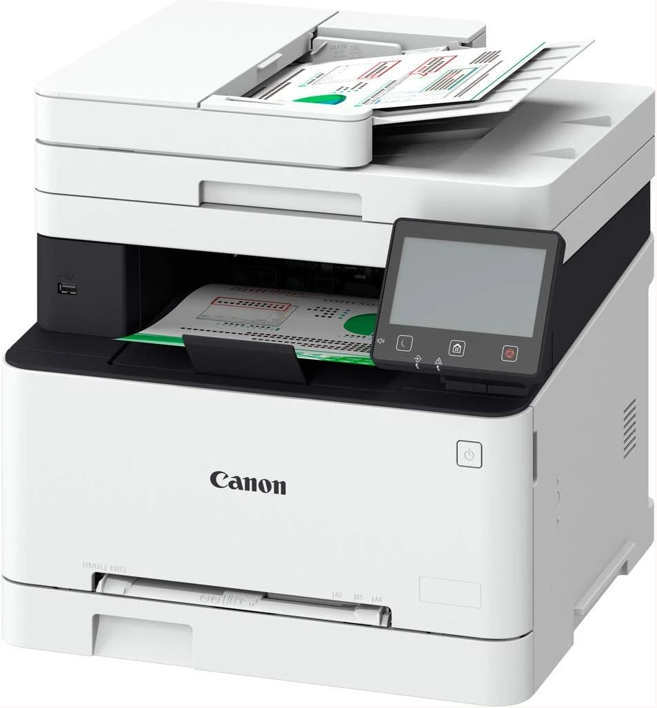 Canon i-SENSYS MF742Cdw Multifunctional Printer Laser Colour 3 in 1 - Print Copy Scan (WiFi, LAN, USB, LCD Touch) Light Grey