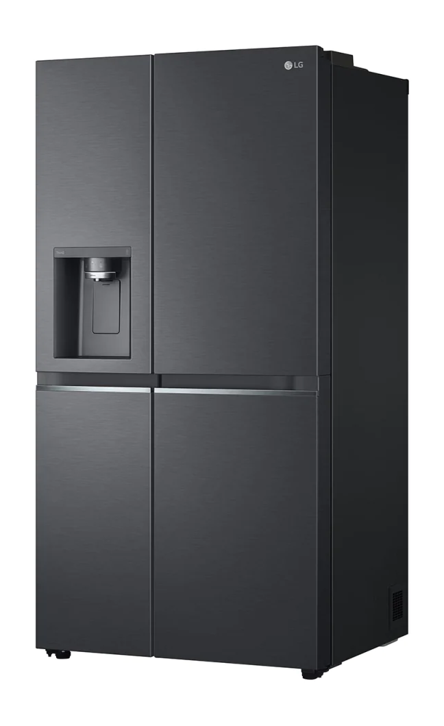 LG  635L Side by Side Fridge, GC-J257SQRS - Ice & Water Dispenser With UV Nano Protection, Inverter Linear Compressor, DoorCooling™, Refrigerator