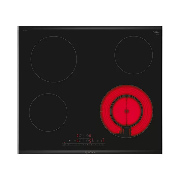 Bosch Series 4 Built-in Electric Ceramic Hob, 60 cm, w/ Touch Control, Child Lock (PKF675FP2E)
