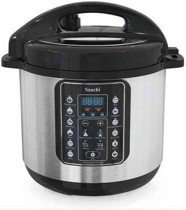 Saachi 10 In 1 Multi Function 6L Electric Pressure Cooker - Silver, Black