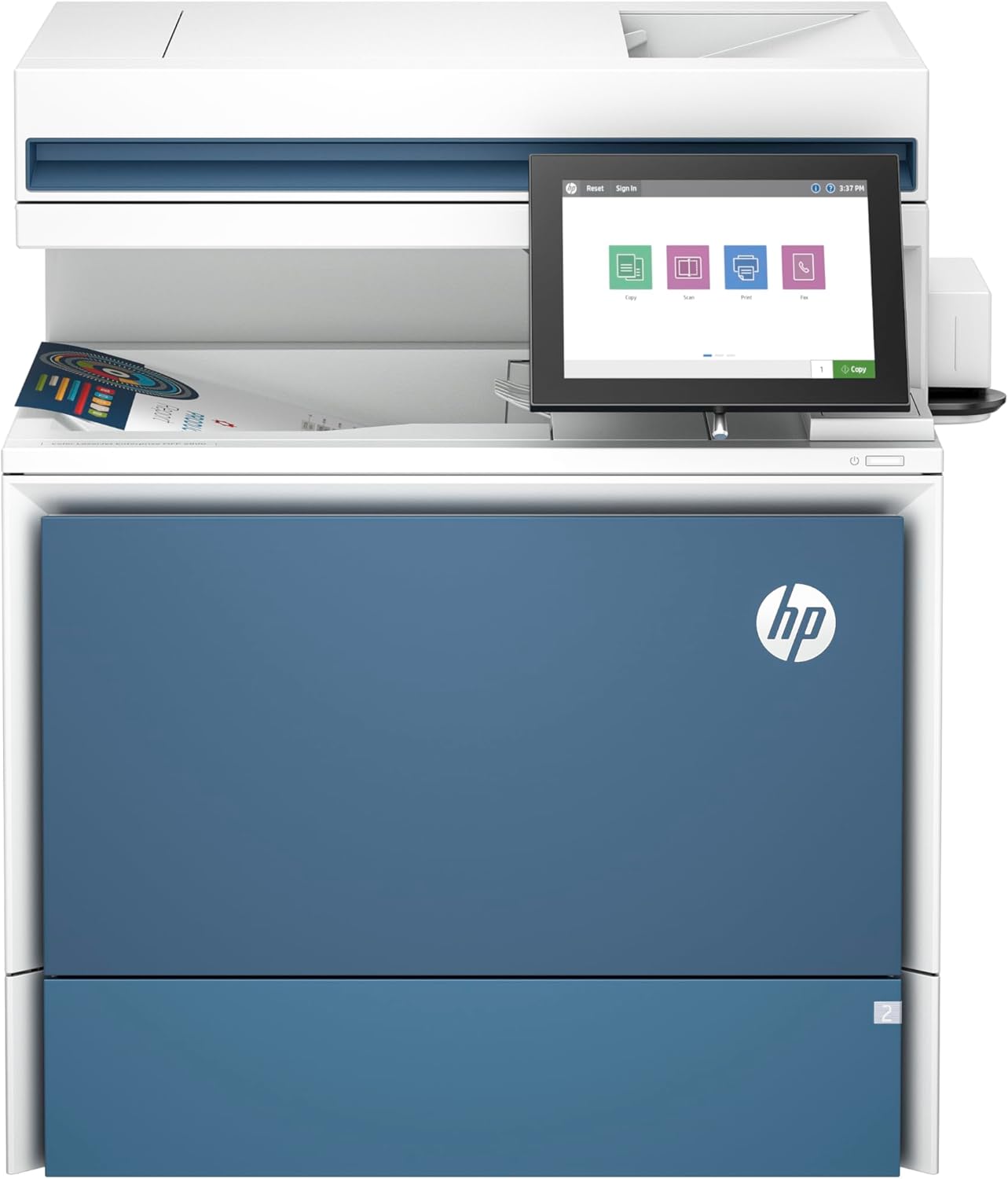 HP Color Laserjet Enterprise MFP 5800dn Printer, Print/Copy/Scan, 45 ppm, Duplex, NetworkBest for Business