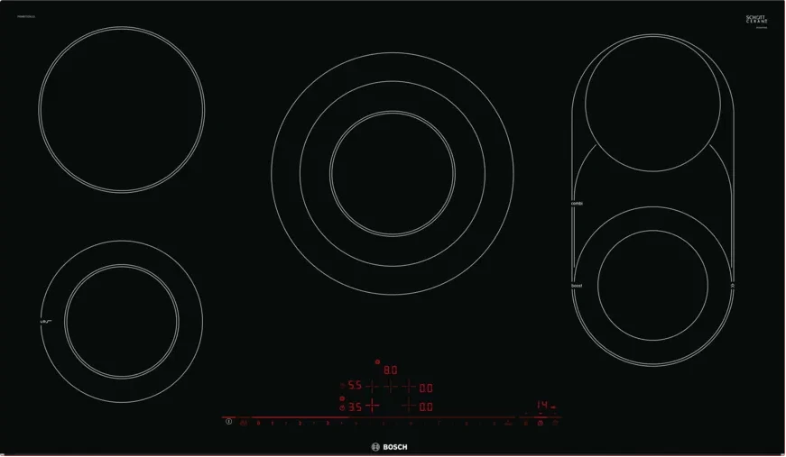 Bosch 90cm Ceramic Electric Hob PKM975DK1D - Black