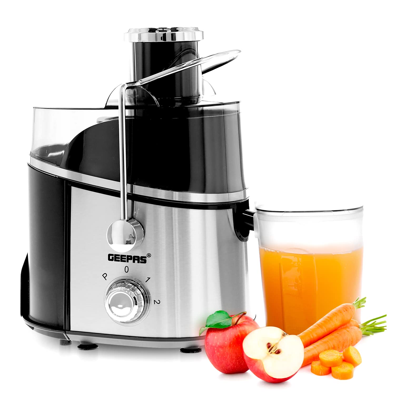 Geepas Centrifugal Juice Extractor - GJE6106, Multi Color