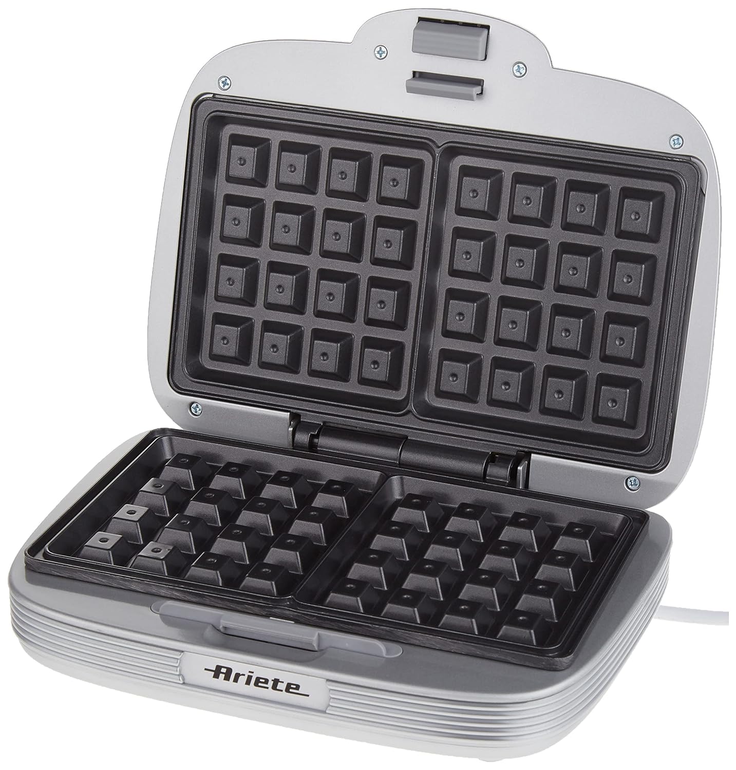 Ariete 1973 Waffle Maker, Electric Plate For Waffles, 700 W, Non-Stick Plates, (Blue)