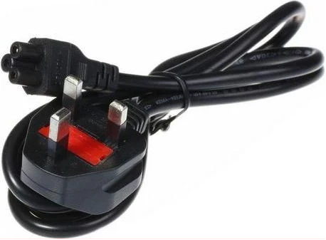 AC 3 Pin Laptop Notebook Adapter Power Cord Cable - Black