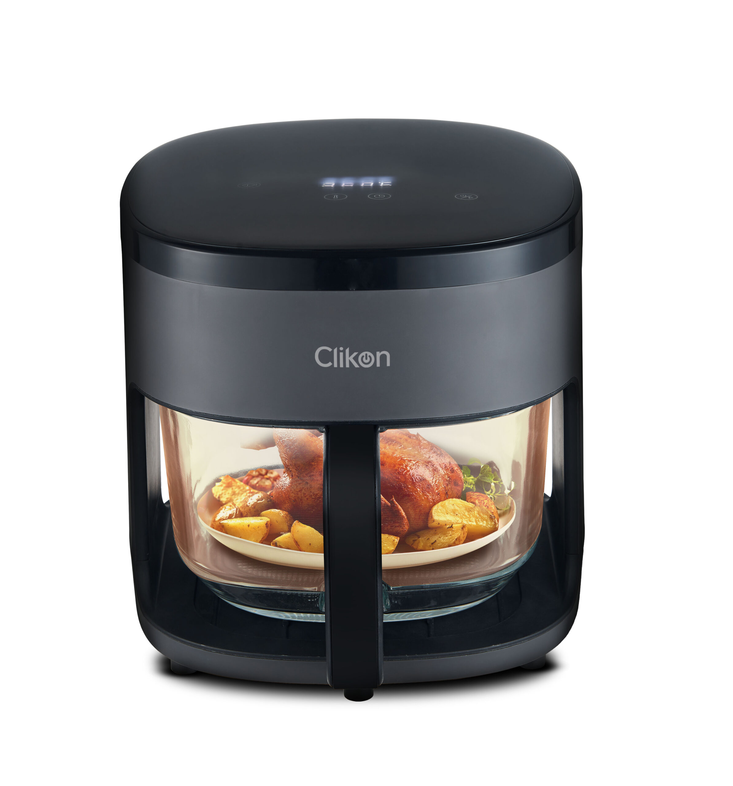 Clikon Digital Air Fryer 4.2 L Multi-Function for Frying, Baking, Grilling, Roasting, Safety Lock, Cool Touch Handle 4.2 L 1500 W CK354 Black
