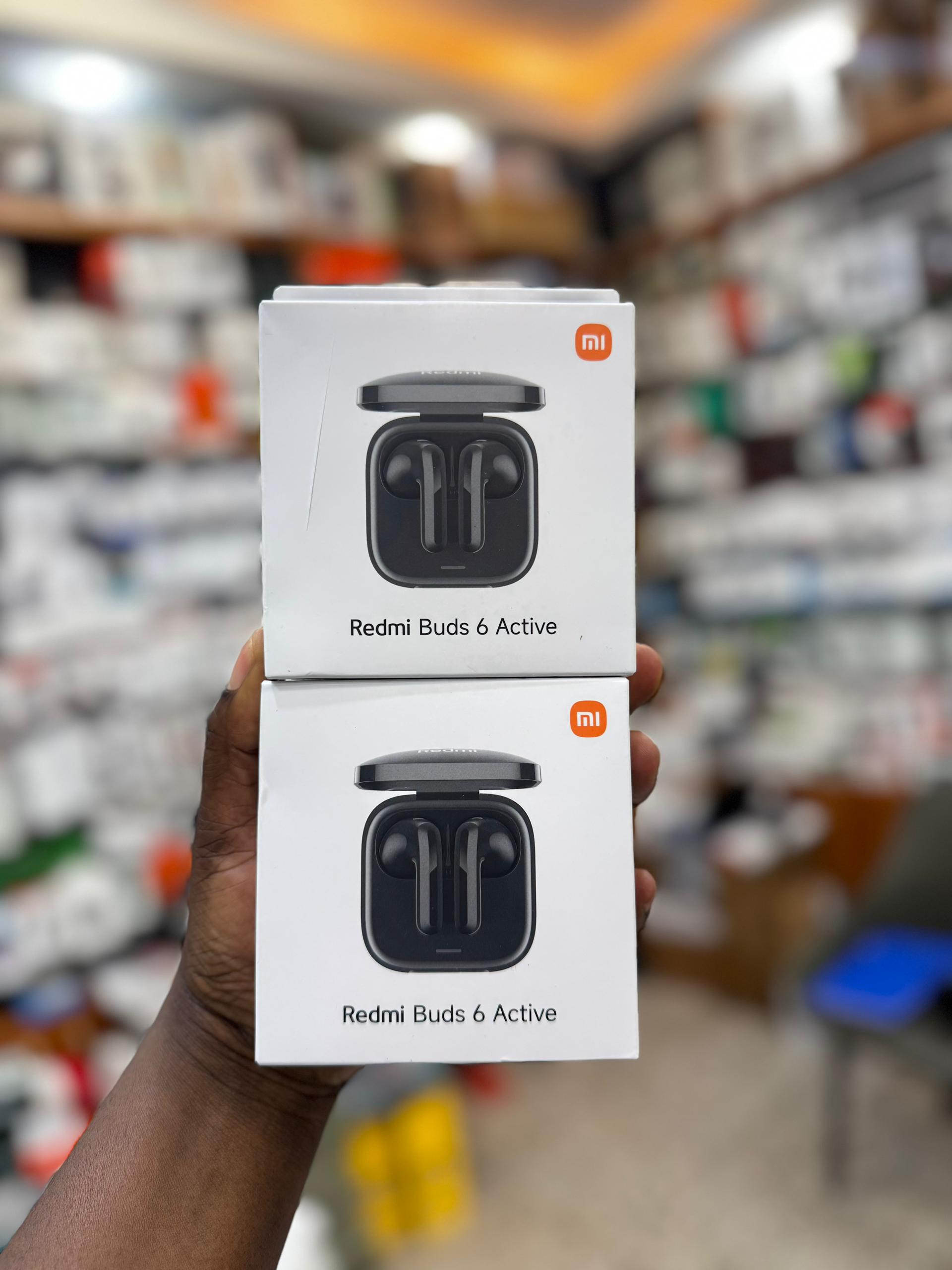 XIAOMI Redmi Buds 6 Active Wireless Earbuds, 14.2mm Dynamic Driver, Clear Call with Dual Mic, Bluetooth 5.4, 30-Hour Battery Life, Lightweight Design – Black