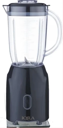 IQRA 1.2-Litres Blender IQ-6007; 350W Copper Motor - Black