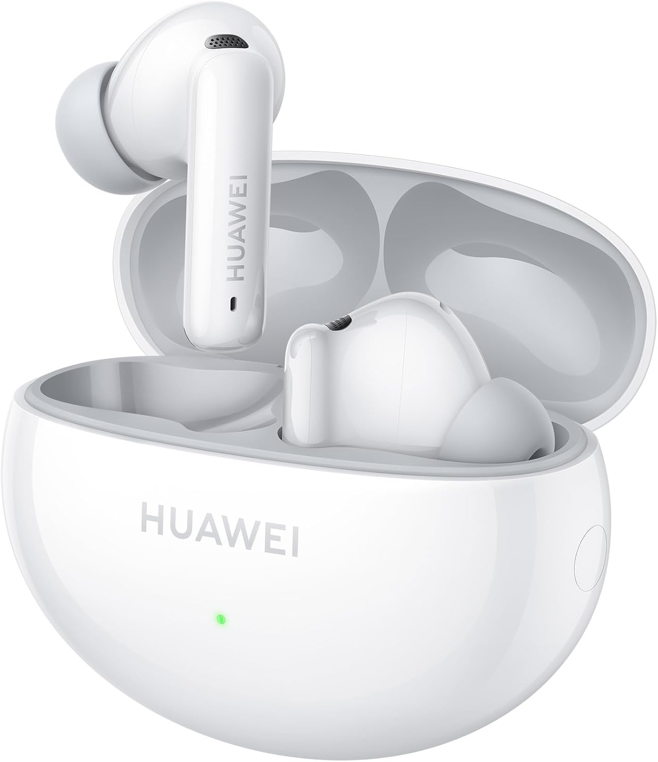 Huawei FreeBuds 6i, Intelligent Dynamic ANC 3.0, Punchy Bass, Fast Charging, Longer Listening, Distraction-Free Calling, IP54 Sweat- and Water-Resistance, Dual-Device Connection, Black (White)