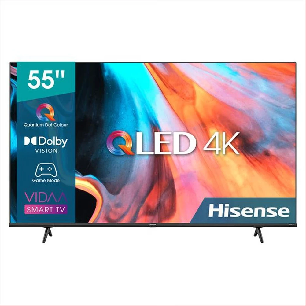 Hisense 55-Inch ULED Quantum Dot 4K Smart VIDAA TV, Dolby Atmos, HDR, Bluetooth, HDMI, USB, Inbuilt Free To Air Decoder - Black (3YRs WRTY)