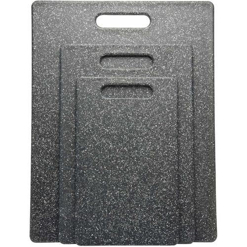 3 PCS Chopping Board Set Nonslip Meat Cutting Block Plastic Chopping Board For Kitchen With Easy Grip Handle Dishwasher Safe Juice Groove Design For Meat Fruit Vegetable Food - Multicolor