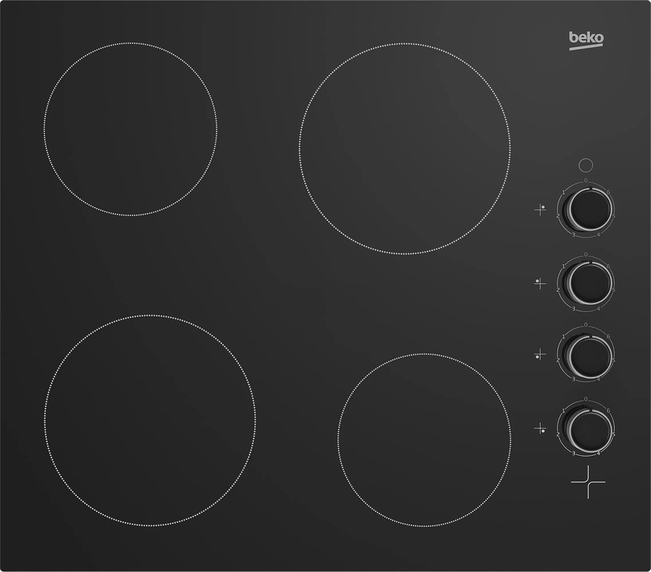 Beko 60cm Ceramic Hob with Touch Controls HCC64103