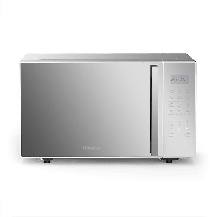 Hisense 30L Digital Microwave Oven H30MOMS9H, Child Lock Safety, 11 Power Levels, 6 Auto Cooking Menus - Silver (3YRs WRTY)