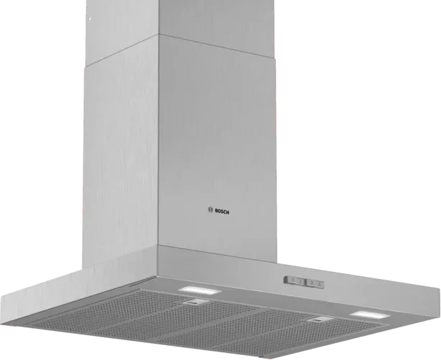 Bosch Serie 2, 60 cm, Wall-mounted Cooker Hood, DWB64BC51B - Stainless Steel