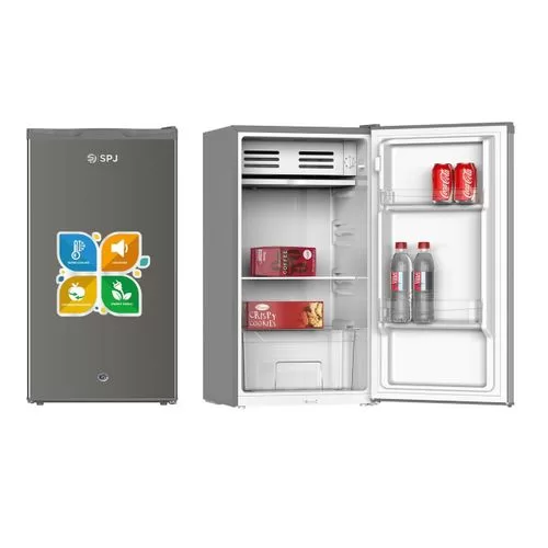 SPJ 120-Litres Fridge; Single Door Refrigerator  - Inox