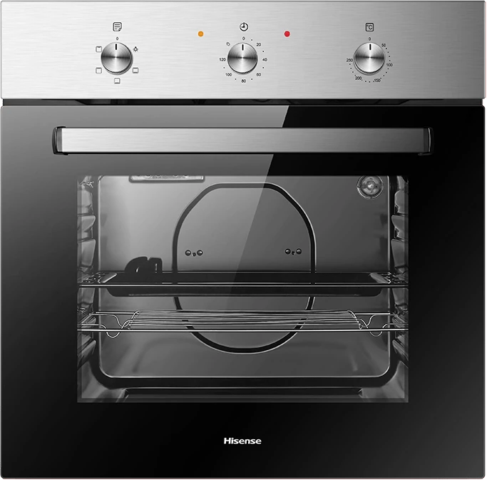 Hisense 60cm Built-in Oven HBO60202; 67-Litres, Stainless Steel Electric Oven - Silver