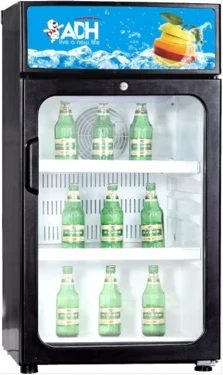 ADH 125 - Litres Display Cooler Fridge, Chiller Display Refrigerator - Black