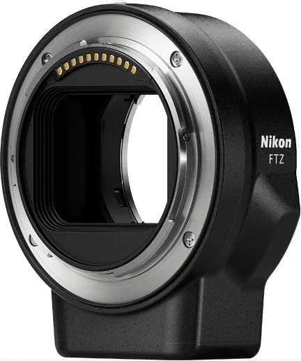 Nikon Mount Adapter FTZ for Adapting F-Mount Lenses to Z Mirrorless Cameras - Black