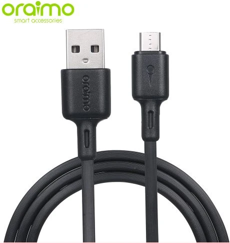 Oraimo USB Cable, OCD-M56 Data Cable 2 Meter - Black