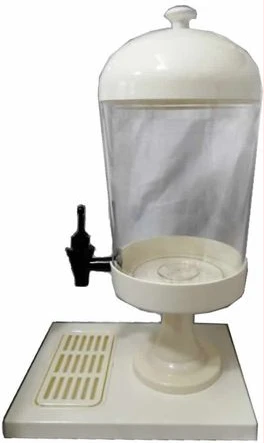 8 Litre Plastic Water Jug, Juice Dispenser Can- White