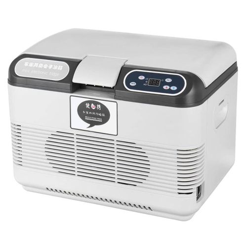 12L Portable Mini Car Refrigerator Freezer Mini Fridge, Dual-use Heating And Freezing Car Fridge For Car And Home, with 12/24V DC or 220V AC, Silent RV Refrigerator Portable Car Fridge Fits for Truck,