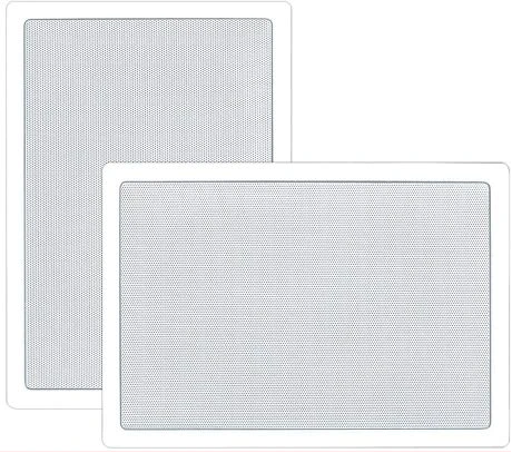 Pylepro Pyle Pair - Two Way Stereo Sound Speaker - Dual Professional Audio Speakers System - In Wall/In Ceiling White Mount Flush, 6.5" Midbass, 1/2 Inch Polymer Tweeter - Indoor Home Theater - White