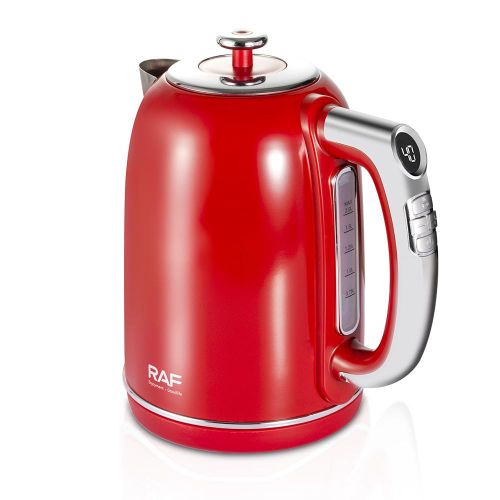 RAF 2 Litre Two Layers Electric Kettle Teapot Seamless Big Flask Tea Kettle Water Bolier With LCD Display