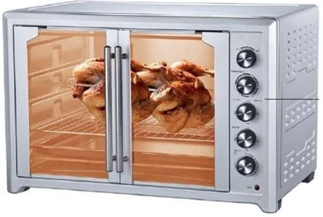 Sanford 100 Litres Double Glass Door Electric Oven Grill Toaster - Grey