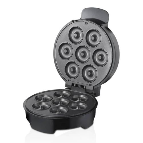 RAF 1 Piece Of Round Mini Cookies Breakfast Electric Donut Maker For Home Makes 7 Slot Doughnuts Non-stick Plates Kids Snacks Dessert Breakfast Machine