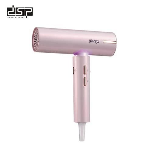 Dsp 1600W Magnetic Attraction Hair Care Mini Save High Speed Motor 4 Gear 220v Beautiful Attractive Hair Dryer- Multicolor